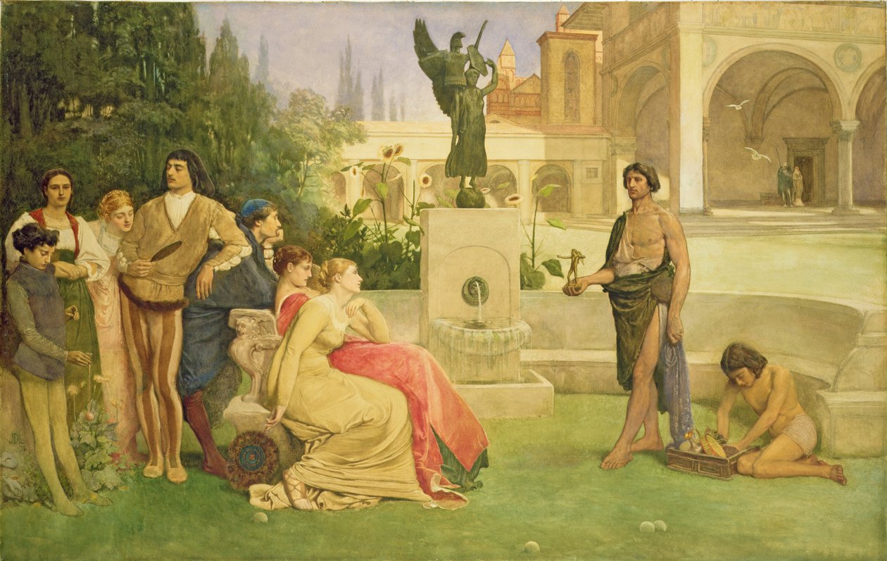 Heykelcik Satıcısı, 1874 by James Dromgole Linton