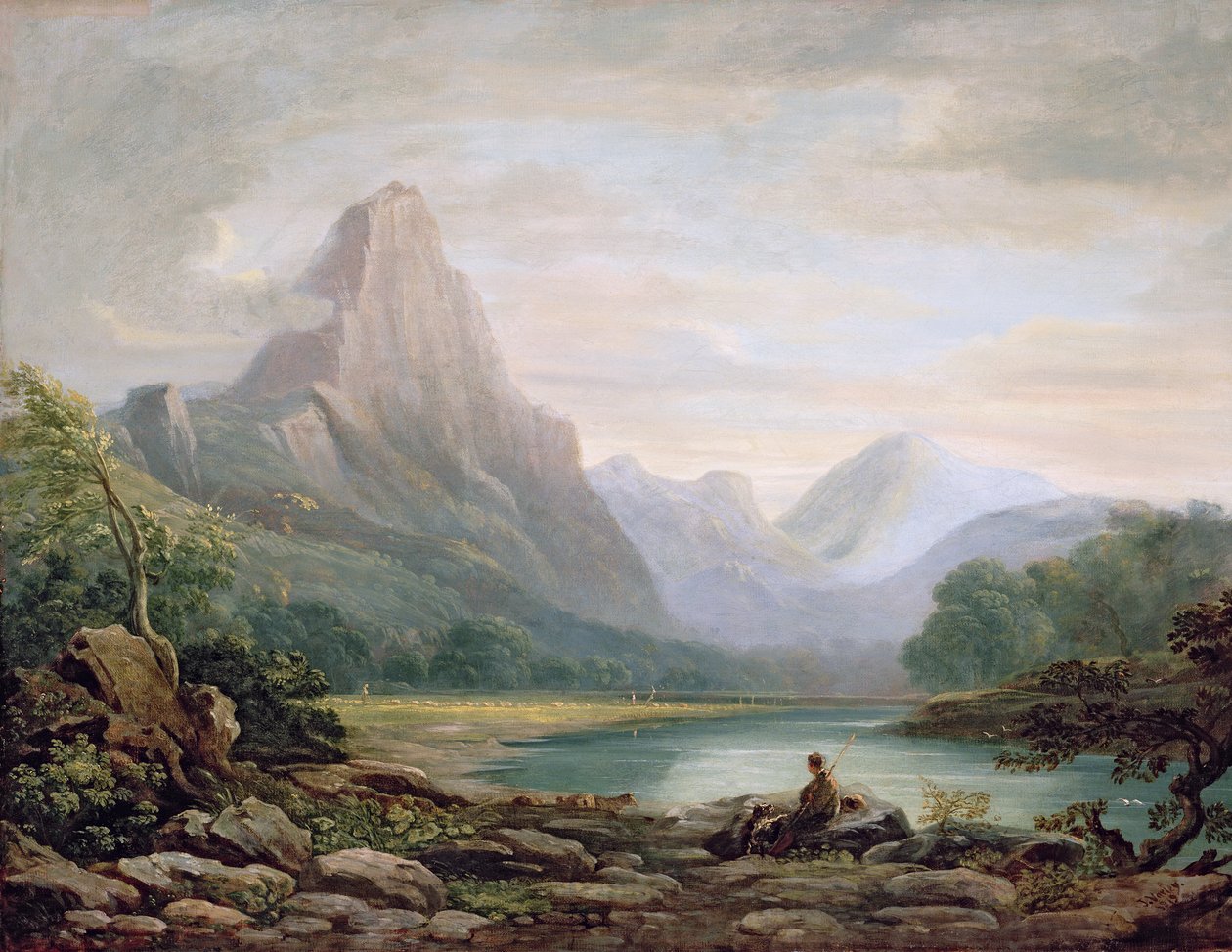 Galler Vadisi, 1819 by John Varley