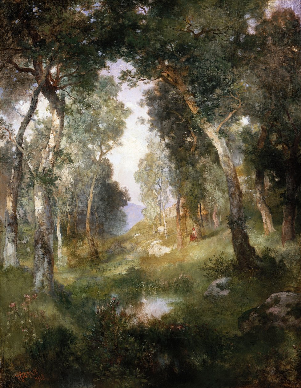 Orman Kayranı, Santa Barbara, 1918 by Thomas Moran