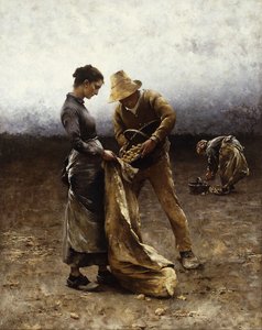 patates toplayıcılar, by August Wilhelm Nikolaus Hagborg