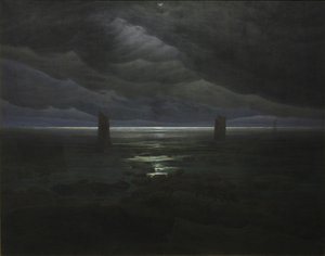 Ay Işığında Deniz Kıyısı by Caspar David Friedrich