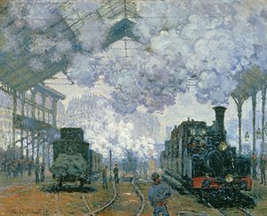 Gare Saint-Lazare: Bir Trenin Gelişi, 1877
