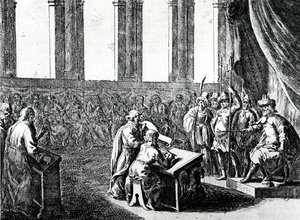 Mısır Kralı Ptolemy Philadelphus, Yahudi yasalarını Yunancaya çevirmek için Yahudiye