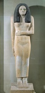 Nesa Heykeli, Eski Krallık (boyalı kireçtaşı)