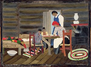 Teşekkür Etmek, c.1942 (panelde yağlı boya)