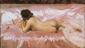 Çıplak kadın. Joaquin SOROLLA
