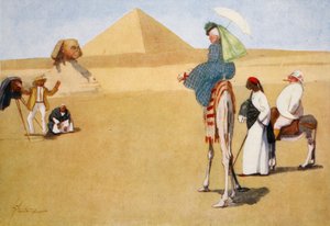 Piramitlerde Poz, 'Mısır'ın Işık Tarafı'ndan, 1908