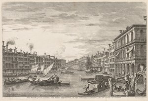 Venedik Manzaraları: Rialto by Michele Marieschi