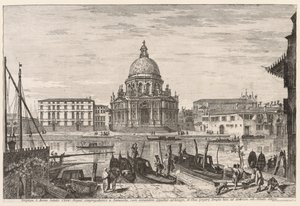 Venedik Manzaraları: SM Della Salute by Michele Marieschi