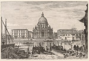Venedik Manzaraları: S. M. Della Salute, 1741. by Michele Marieschi