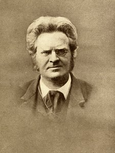 Bjornstjerne Martinius Bjornson (1832-1910) (bw fotoğraf)