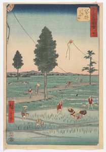 Yirmi Sekiz, Fukuroi, Edo dönemi, 1855 (renkli tahta baskı)