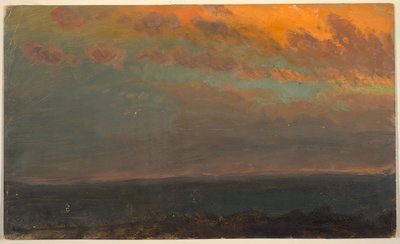 Hudson Vadisi? gün batımında by Frederic Edwin Church