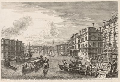 Venedik Manzaraları: Büyük Kanal, 1741. by Michele Marieschi